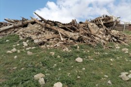Karaman'da çöken ağılda 12 kuzu telef oldu