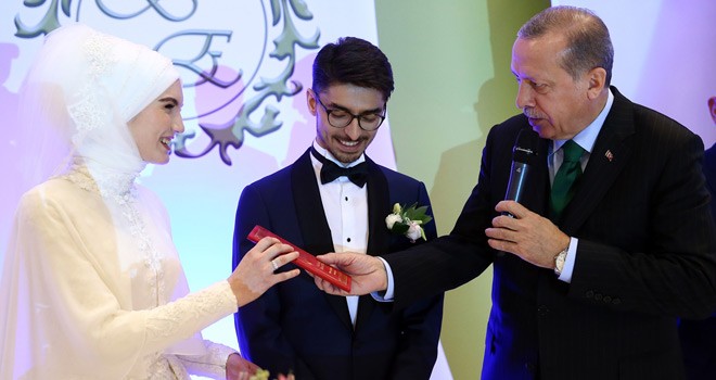 Erdoğan Nikah Şahitleri Oldu