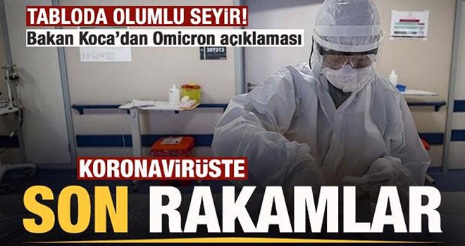 3 Aralık koronavirüs tablosu! Vaka Sayılarında Son Durum