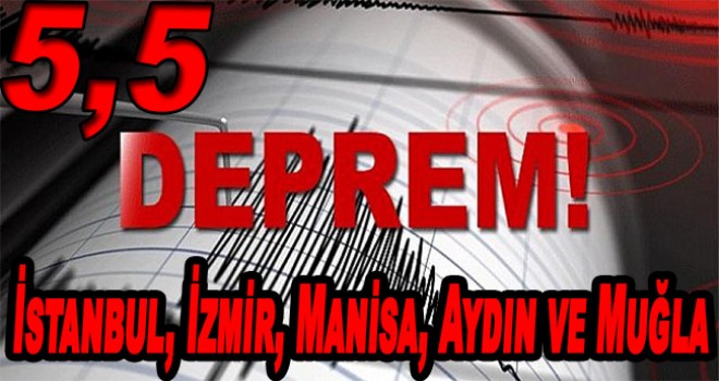 İstanbul'da da hissedilen deprem!