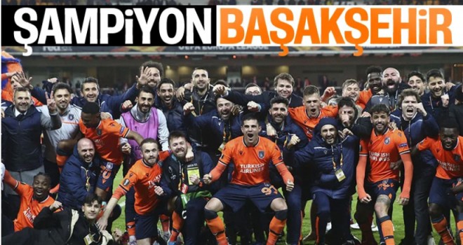 Başakşehir şampiyon oldu