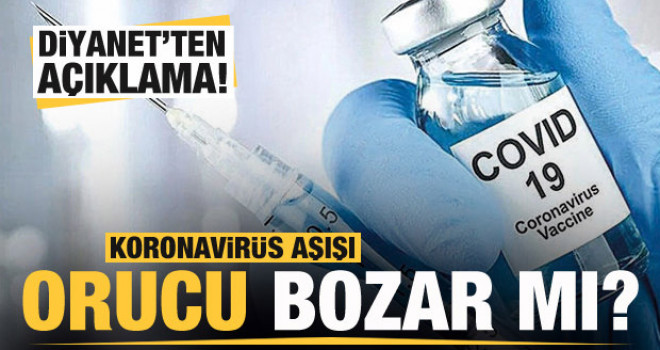 Din İşleri Yüksek Kurulu: Aşı orucu bozmaz