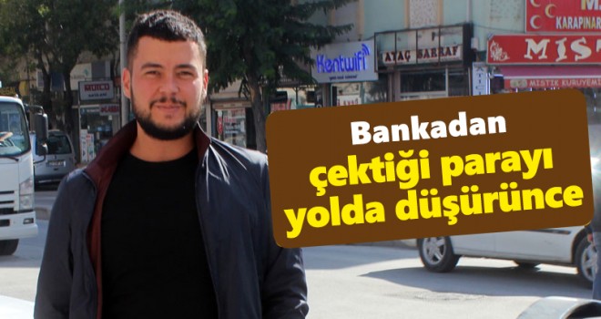 İş adamının yolda düşürdüğü parayı polis buldu