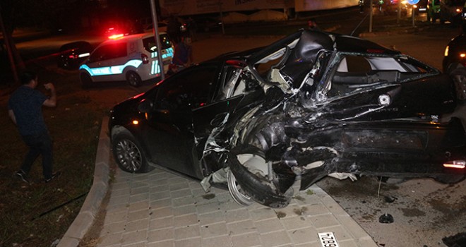 Feci Kaza! Araç Hurdaya Döndü