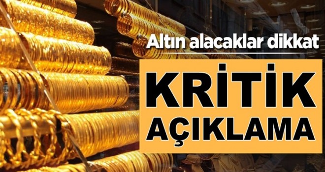 Altın yükseliyor! Kritik seviyeye yakın...
