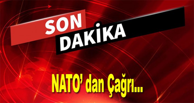 NATO Genel sekreterinden açıklama