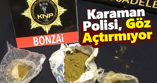 Uyuşturucu ticareti yapan 1 kişi yakalandı