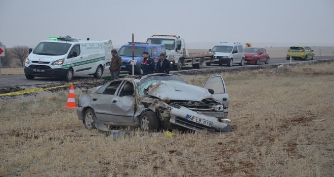 Köy yolunda kaza: 1 ölü