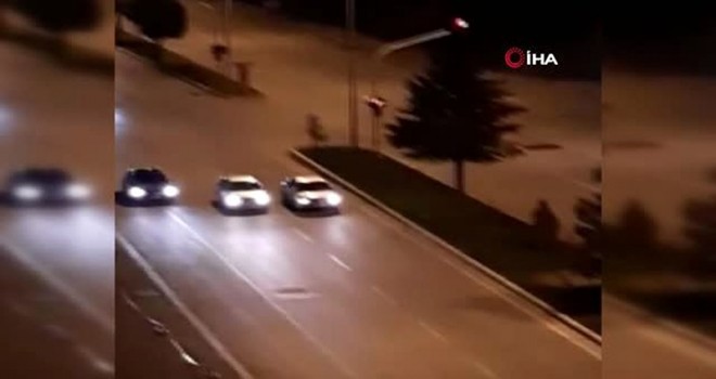 Otomobil yarışı için buluşup, 198 bin lira ceza yediler