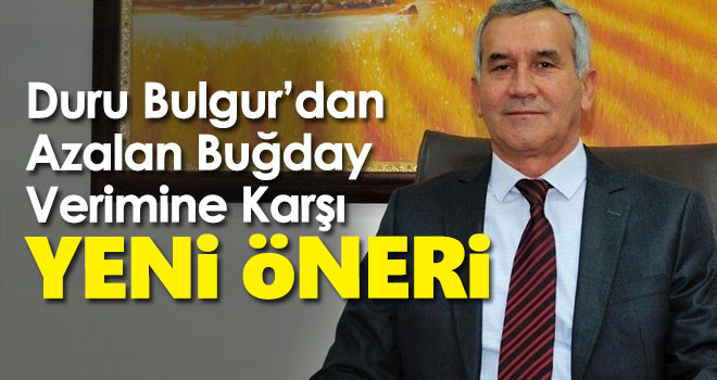 Türkiye'de azalan buğday verimine karşı 'doğru ve sürdürülebilir tarım' önerisi