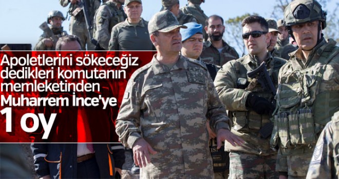 İsmail Metin Temel'in memleketinden CHP'ye 1 oy