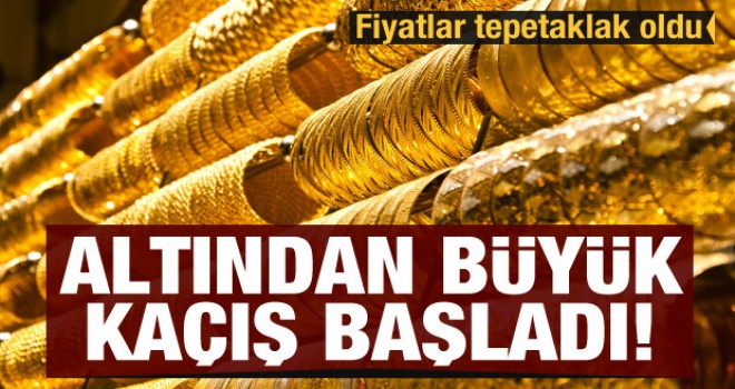 Altından Büyük Kaçış Başladı! Fiyatlarda Düşüş Sürüyor