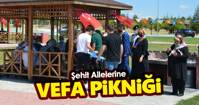 Şehit Ailelerine Vefa Pikniği
