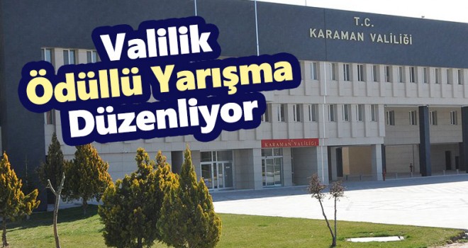 Karaman'da ödüllü slogan yarışması