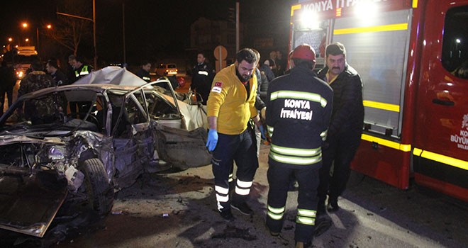 Polisten kaçarken kaza yaptılar