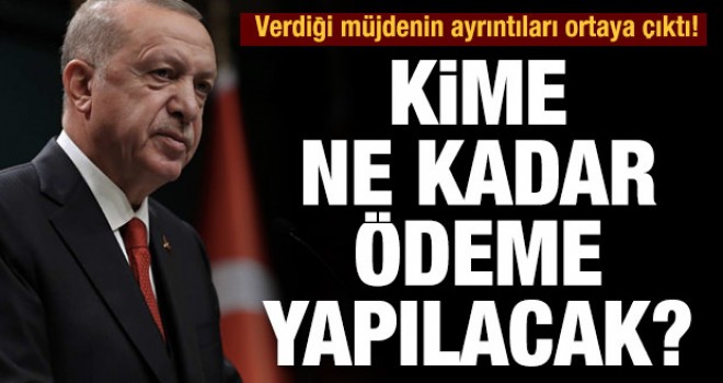 Erdoğan'ın verdiği müjdenin ayrıntıları ortaya çıktı!
