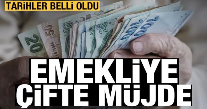 Emeklilere çifte müjde