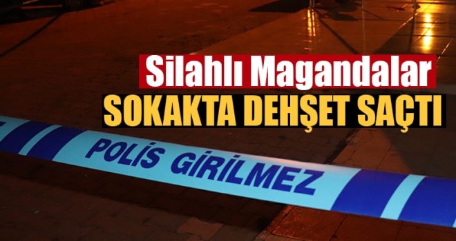 Karaman'da silahlı magandalar dehşet saçtı