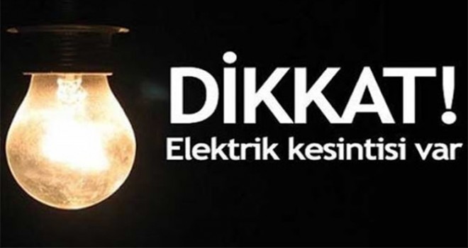 Karaman da elektrik kesintisi