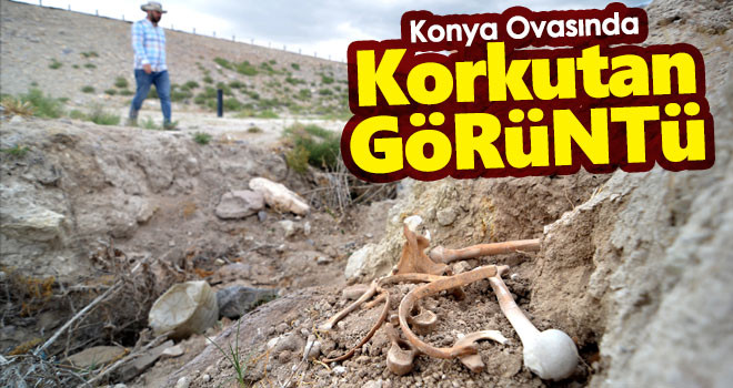 Konya Ovasında Kilometrelerce Uzunluğunda Korkutan Görüntü