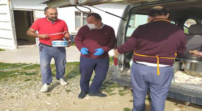 Doğankent Belediyesi'nden dar gelirli ailelere iftar yemeği