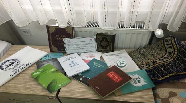 Kayseri'de karantinada kalanlara İl Müftülüğünden manevi destek