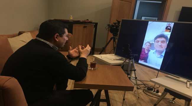 Başkan Tütüncü'den sanal ortamda ev ziyareti