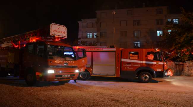 Karaman'da ev yangını