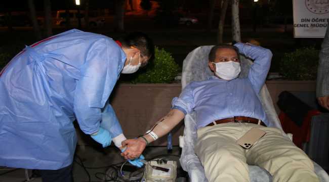 Kayseri Milli Eğitim Müdürlüğünden 600 ünite kan bağışı
