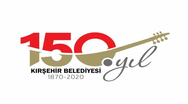 Kırşehir Belediyesinden 150. yıla özel logo
