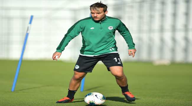 Konyaspor, Gençlerbirliği maçının hazırlıklarını sürdürdü

