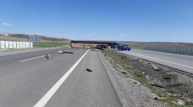 Sivas'ta trafik kazası: 1 yaralı 