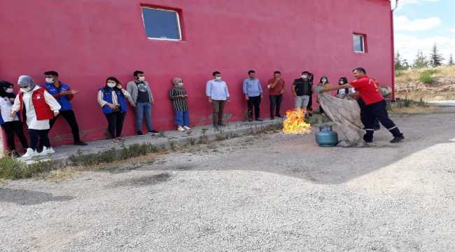 AFAD'dan yangın farkındalık eğitimi
