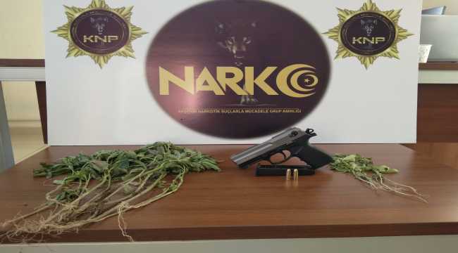 Akşehirde uyuşturucu operasyonu