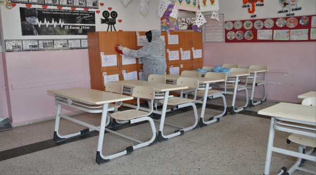 Beypazarı'nda sınav salonları hazır hale getirildi