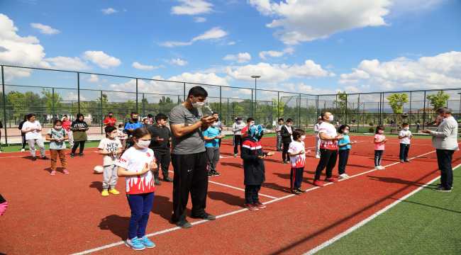 Çubuk Belediyesi Engelsiz Spor Kulübü sporcuları antrenmanlara başladı 