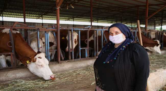 Devlet desteği Antalyalı Safiye'ye iş ve aş oldu 