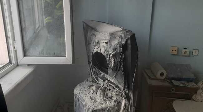 Eskişehir'de ev yandı