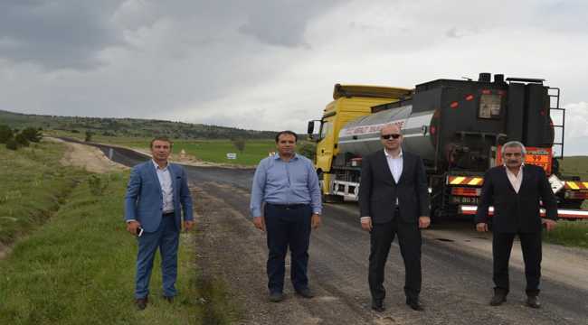 Gölova’da asfalt çalışmaları