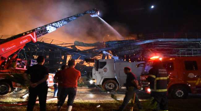 Nişasta fabrikasında çıkan yangın kontrol altına alındı