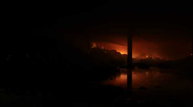 Kahramanmaraş'ta fabrika yangını