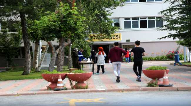 Öğrencilerin YKS heyecanı