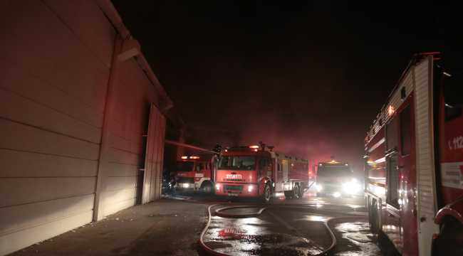 Kahramanmaraş'ta fabrika yangını