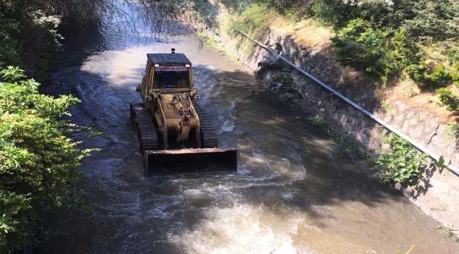 Keçiören Belediyesi'nden Gümüşdere'ye yaz temizliği