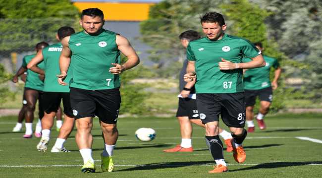 Konyaspor, Beşiktaş maçı hazırlıklarını sürdürdü