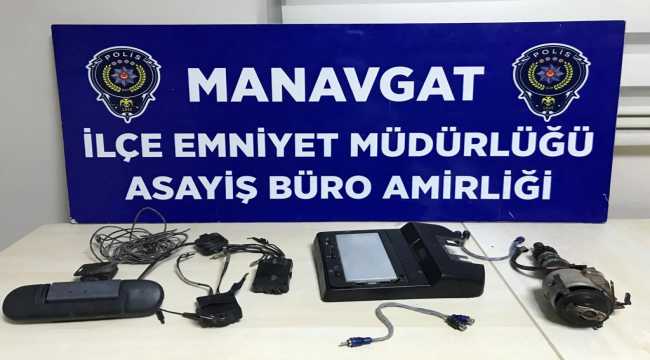 Manavgat'ta hırsızlık şüphelisi yakalandı 