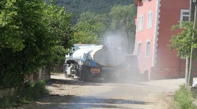 Belediyeye ilaçlama desteği