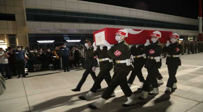 Şehit Uzman Onbaşı Ömer Kahya'nın cenazesi Kahramanmaraş'a getirildi