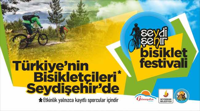 Seydişehir'de bisiklet festivali başlıyor
