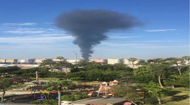 Tarsus'taki sebze ve meyve halinde yangın
